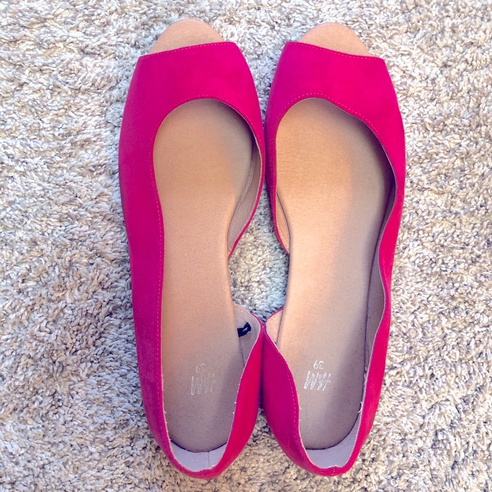 H&M pink flats